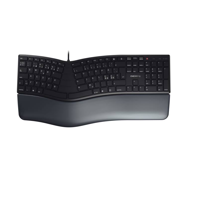 Cherry KC 4500 ergonomisk tastatur, sort