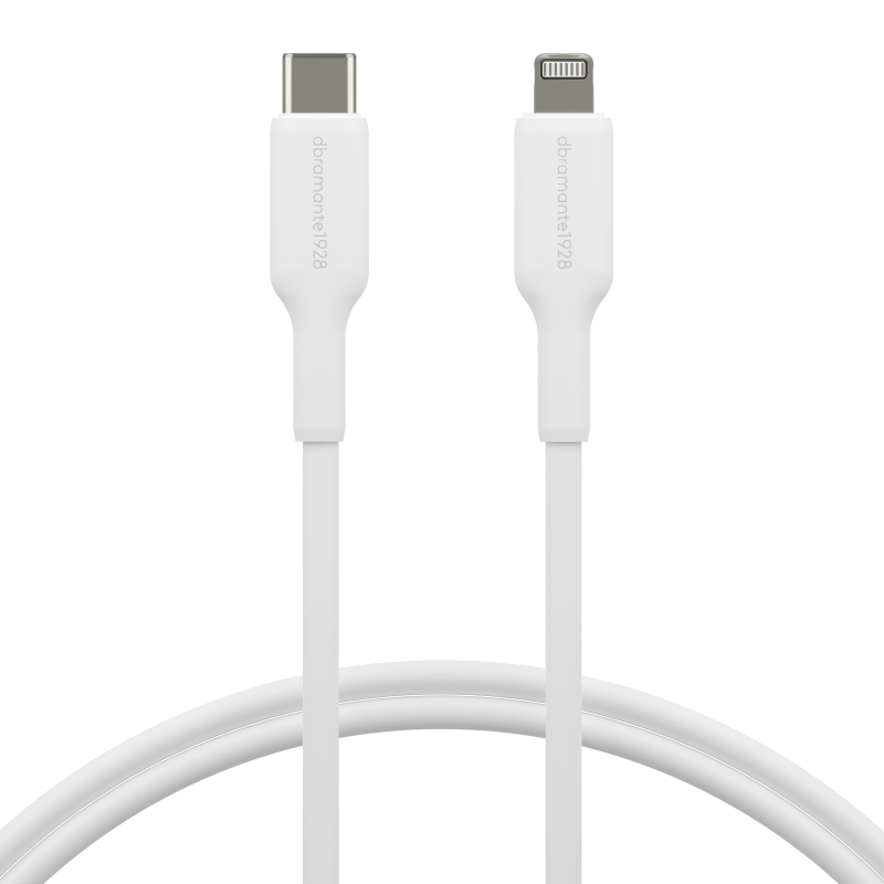 dBramante Re-charge - Cable 1m USB-C to Lightning, hvid