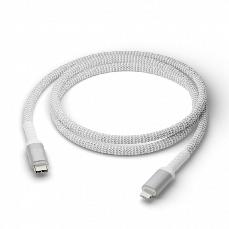dBramante kabel - USB-C til Lightning, 1,2 meter hvid