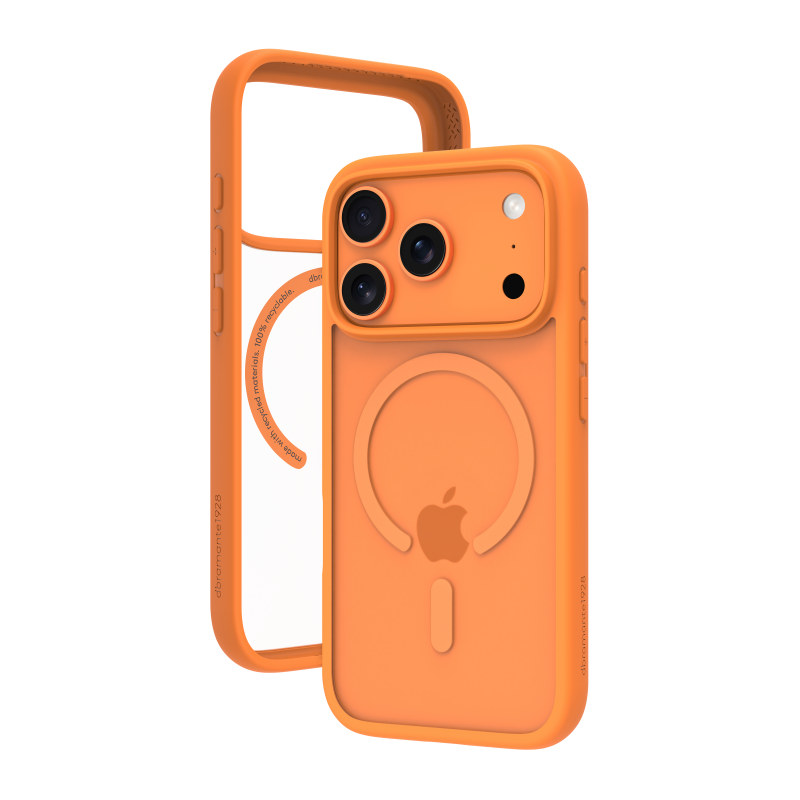  Dbramante1928  Grenen MS cover bumper til iPhone 17 Pro Orange