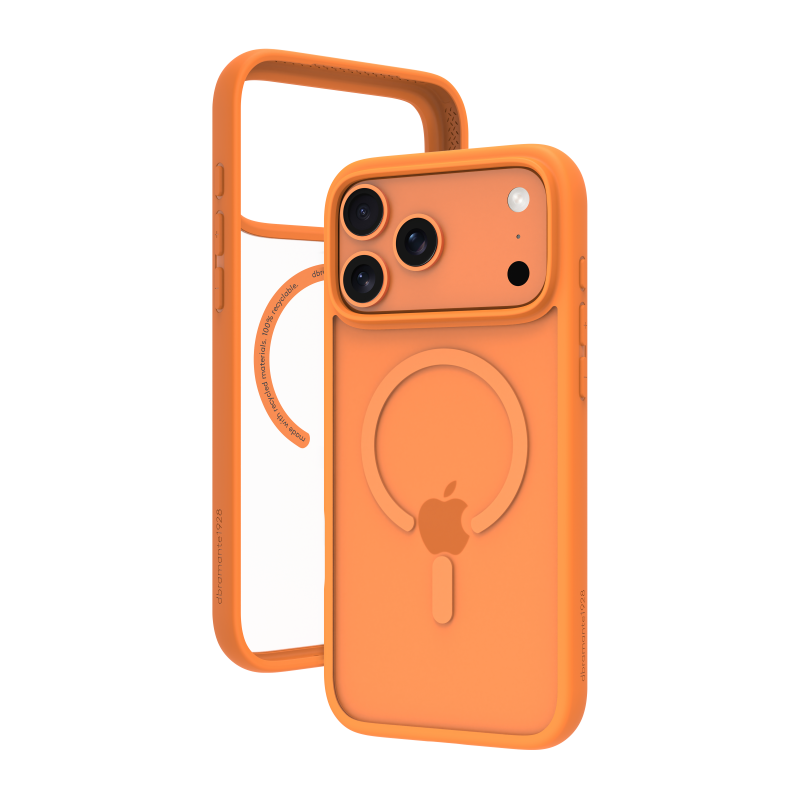 Dbramante1928 Grenen MS cover bumper til iPhone 17 Pro Max - Orange