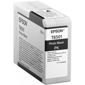 Epson C13T850100 T8501 original blækpatron Photo black fotosort