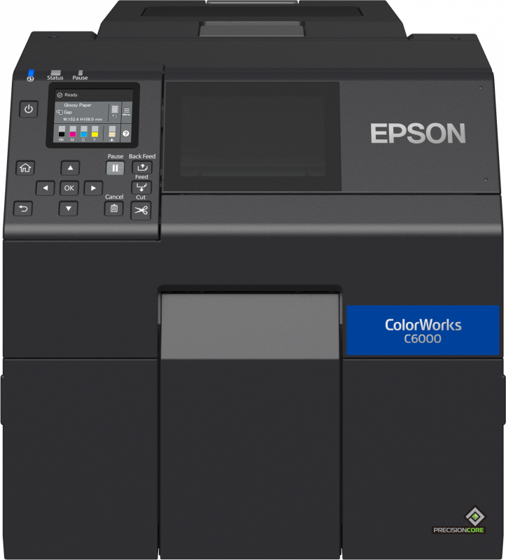 Epson ColorWorks CW-C6000Ae USB, Ethernet, sort