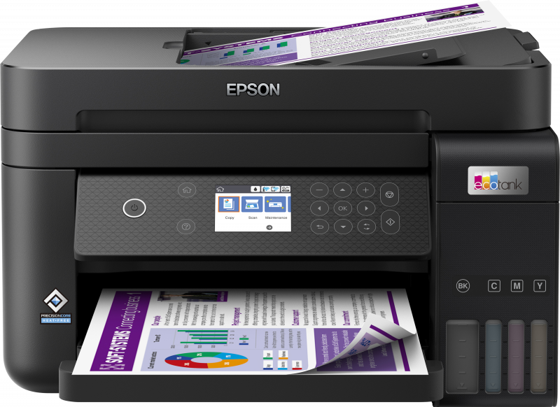 Epson EcoTank ET-3850 multifunktionsprinter blæk