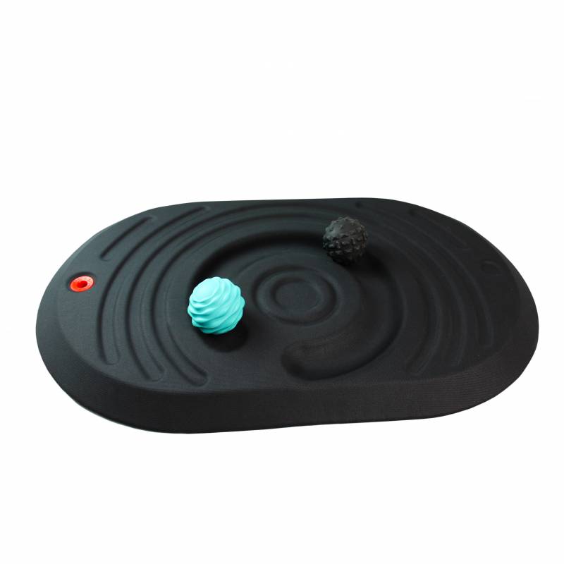 Floortex AFS-TEX Aktiv ståmåtte med massagebold 50x80cm sort