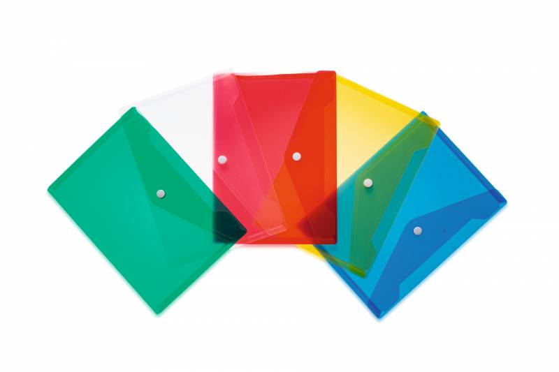 Herma kuvertmappe A5 str 25x18cm 5 stk i farver
