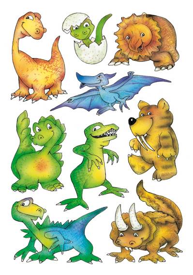 Stickers - Decor dinosaurer
