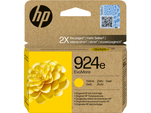 HP 924e EvoMore Yellow Original Ink Cartridge