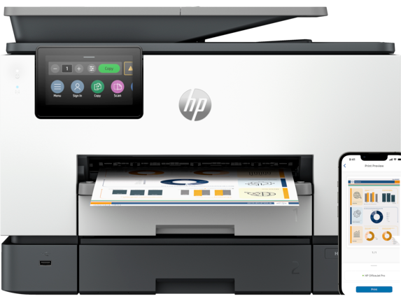 HP OfficeJet Pro 9130b AiO Printer inkjet-farveprinter A4