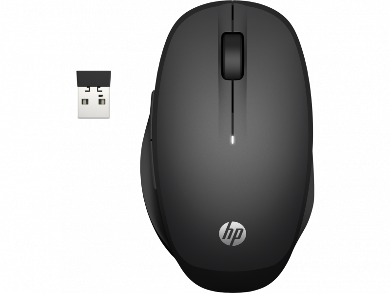 HP Dual Mode trådløs sort mus til hjemmebrug