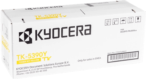 Kyocera TK-5390Y ECOSYS PA4500cx Yellow Toner 13K