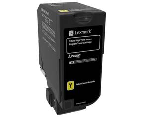 Lexmark 74C2HY0 original lasertoner gul
