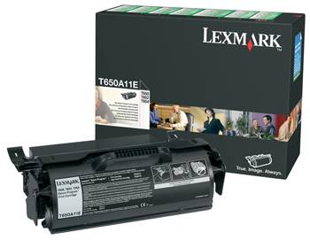 Lexmark T650A11E original lasertoner sort