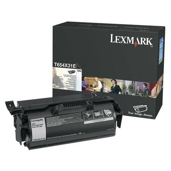 Lexmark T654X31E original lasertoner sort