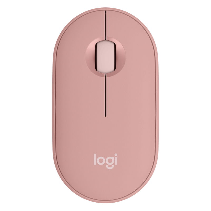 Logitech Pebble Mouse 2 M350s trådløs mus rosa