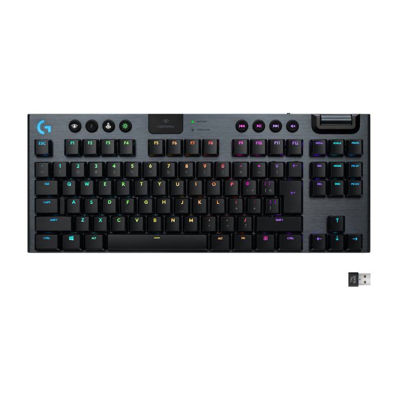 Logitech G915 TKL trådløst RGB Mech Gaming tastatur, nordisk