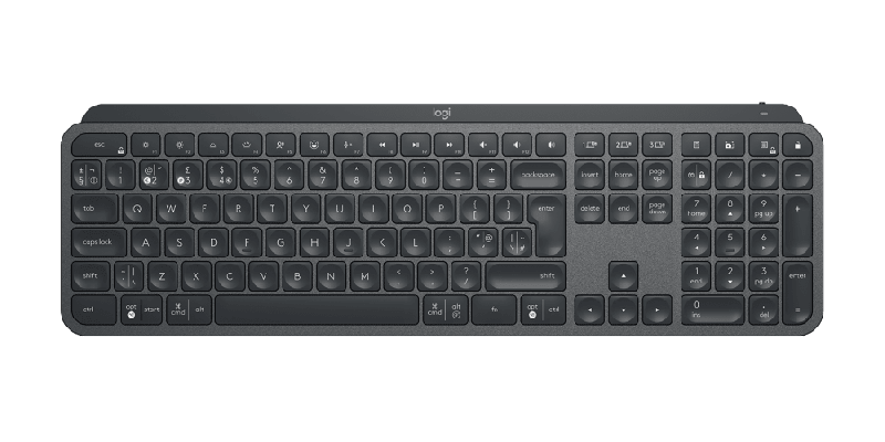 Logitech MX Keys Business trådløst tastatur grafitgrå nordisk