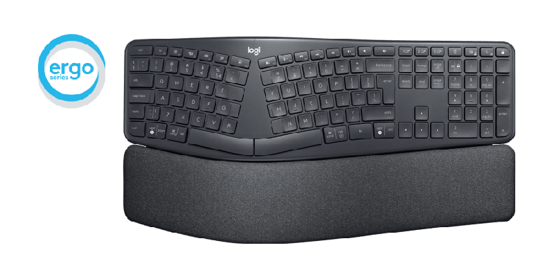 Logitech Ergo K860 Business trådløst tastatur, grafitgrå