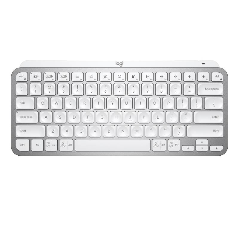 Logitech MX Keys Mini Mac Minimalist trådløst tastatur grå nordisk