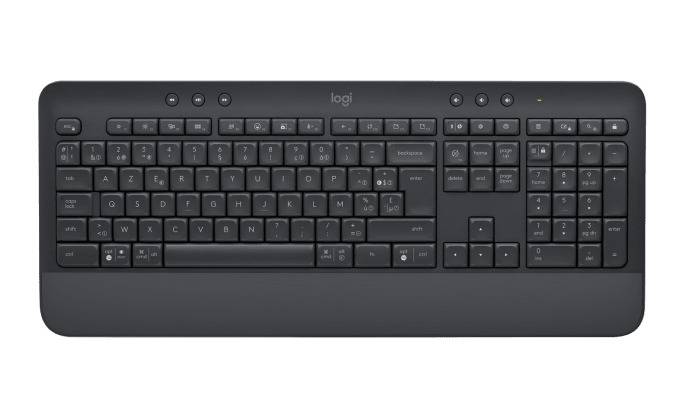 Logitech Signature K650 trådløst tastatur grå nordisk