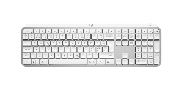 Logitech MX Keys S trådløst tastatur grå nordisk