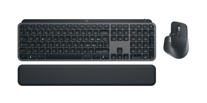 Logitech MX Keys S Combo trådløst tastatur og mus, Graphite nordisk