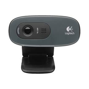 Logitech HD Webcam C270 - webkamera med indbygget microfon sort