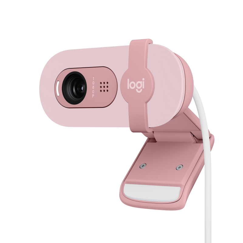 Logitech Brio 100 Full HD Webcam, pink