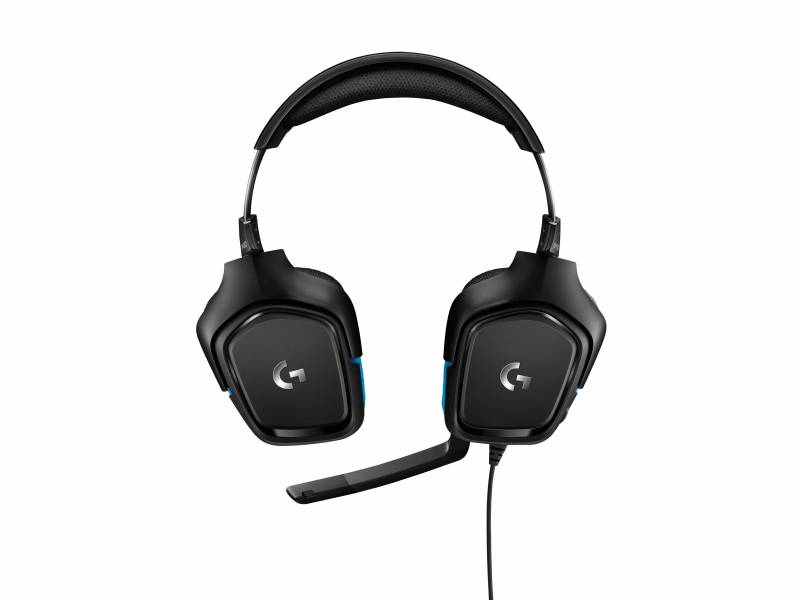 Logitech G432 gaming headset leatherette usb tilslutning, sort