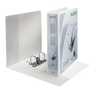 Leitz Brevordner 180&deg; panorama PP A4+65mm hvid