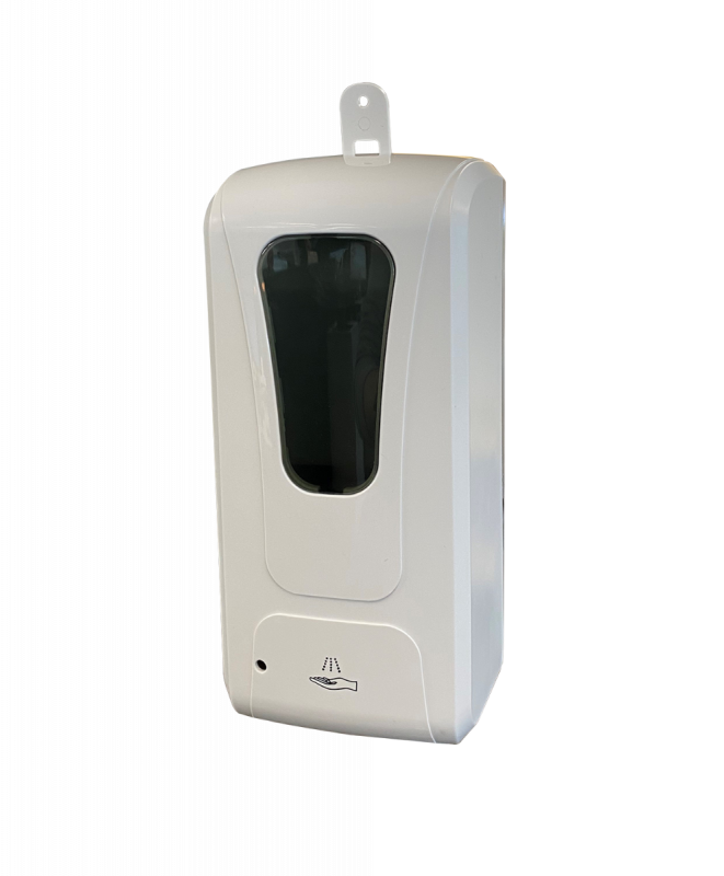 Elektronisk dispenser til s&aelig;be, Hvid