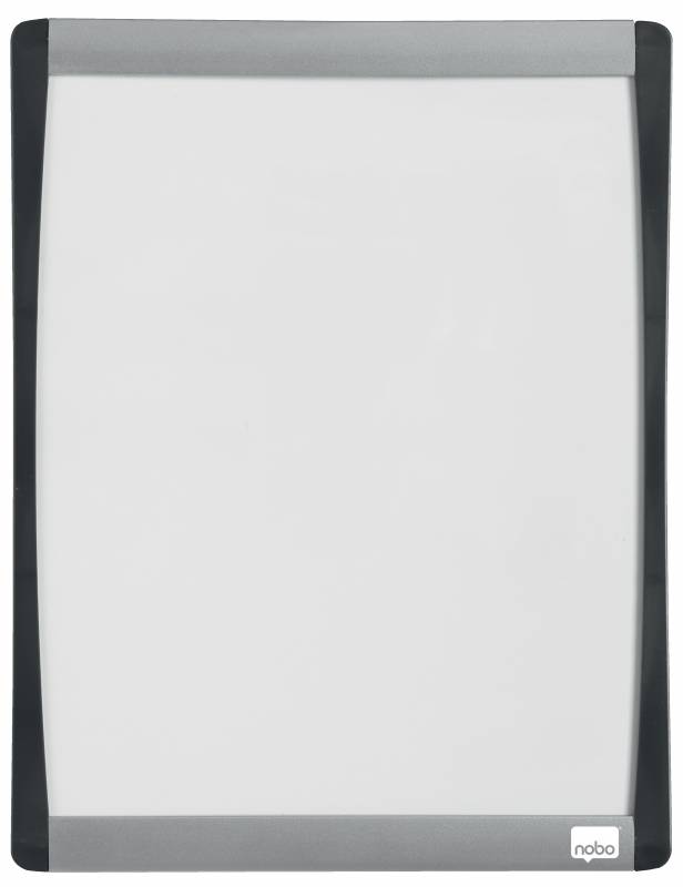 Nobo mini magnetisk whiteboard med buet ramme 21,5x28cm
