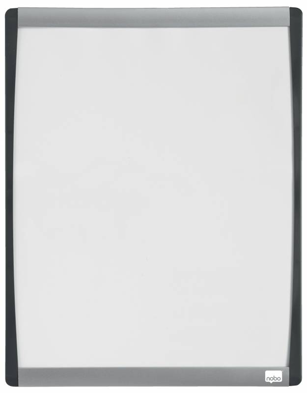 Nobo magnetisk whiteboard med buet ramme 28x33,5cm