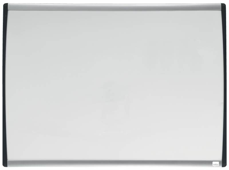 Nobo magnetisk whiteboard med buet ramme 58,5x43cm