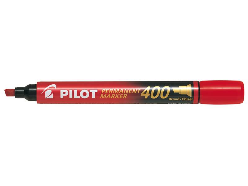 Pilot Marker Permanent 400 skrå rød