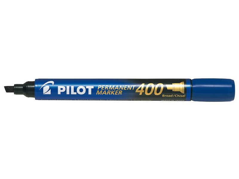 Pilot Marker Permanent 400 skrå blå