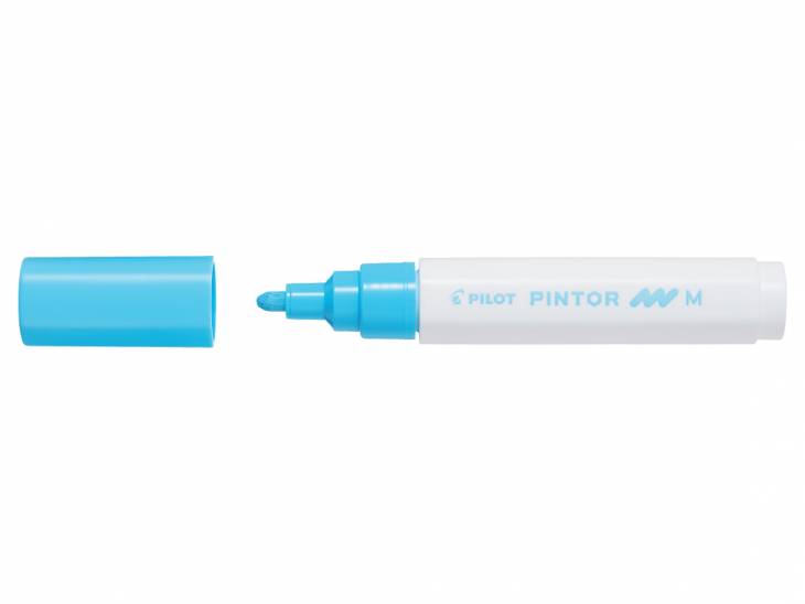 Pilot Pintor marker Medium 1,4mm pastel blå