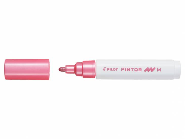 Pilot Pintor marker Medium 1,4mm metal pink