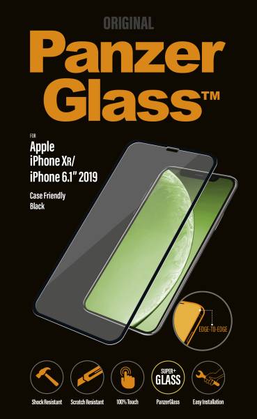 PanzerGlass® skærmbeskyttelse iPhone XR/11, sort