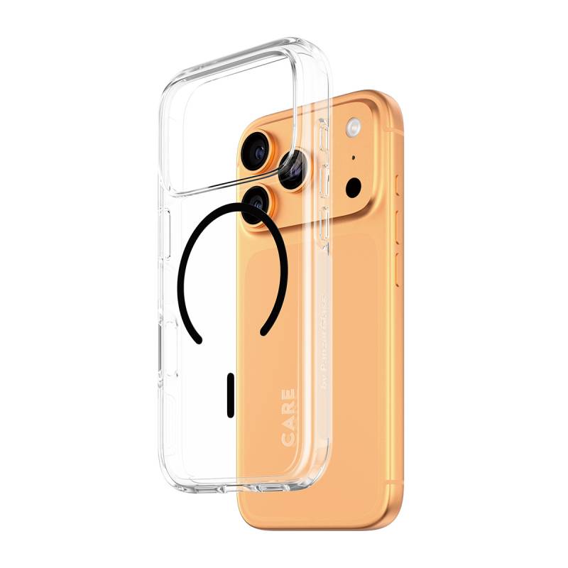 Panzerglass CARE Flagship cover klar Urban Explorer med sort Magsafe