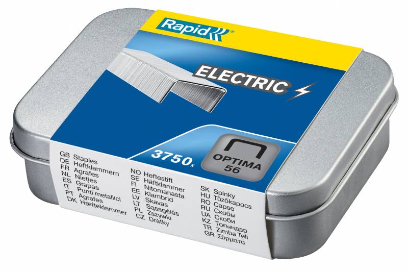 Rapid Optima No.56 h&aelig;fteklammer, 3750 stk