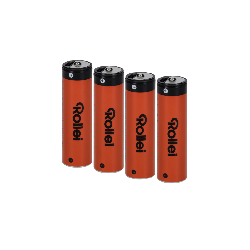 ROLLEI AA Li-Ion Batteries med USB-C 4 stk pr pakke