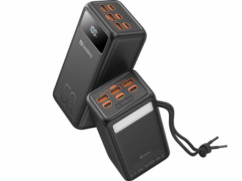 Sandberg Powerbank USB-C PD 130W 50000, sort