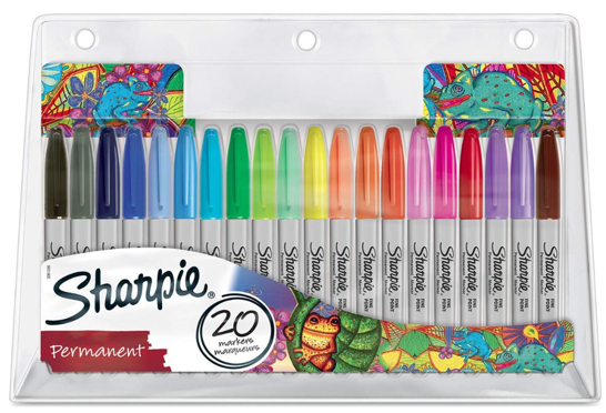 Marker Sharpie Fine 1,0mm ass (20)