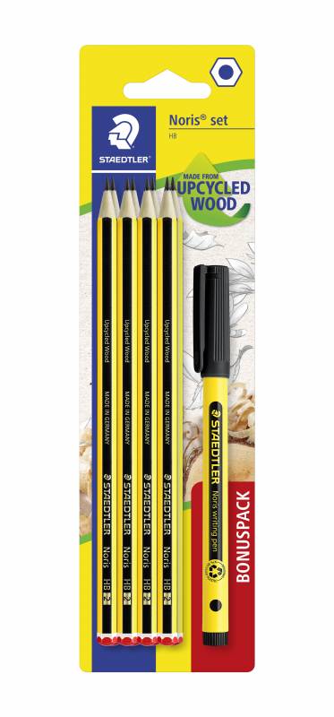 Staedtler Noris HB blyant Upcycled Wood Studiesæt