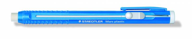 Staedtler viskelæder pen Mars plastic med holder blå