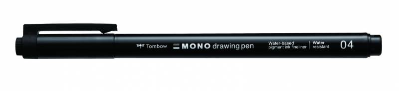 Tombow MONO Fineliner drawing 04 sort