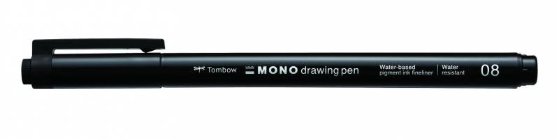 Tombow MONO Fineliner drawing 08 sort