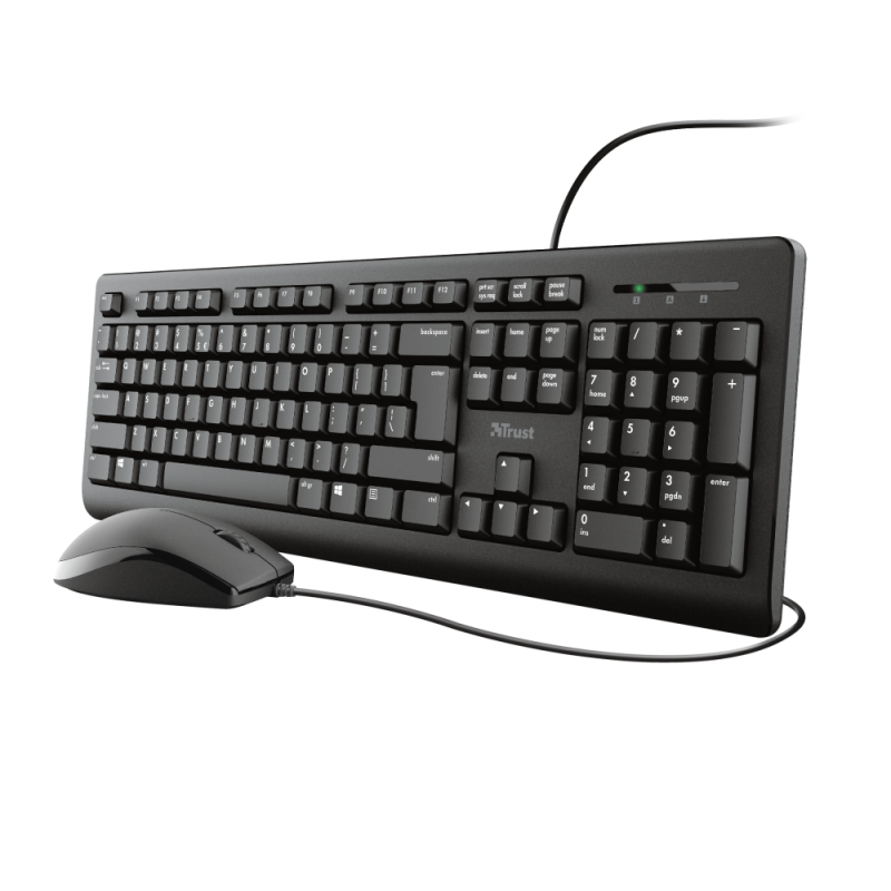 Trust TKM-250 Desktop set, nordisk tastatur