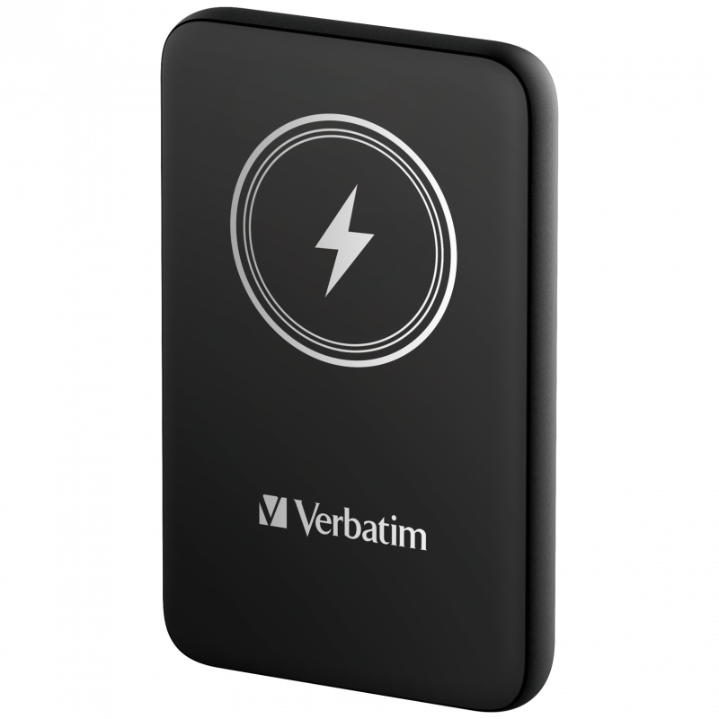 Verbatim Charge ´n´ Go Magnetic trådløs Power Bank 10000, sort